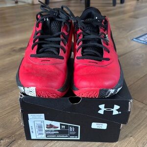 Under Armour Kids Red Sneakers
